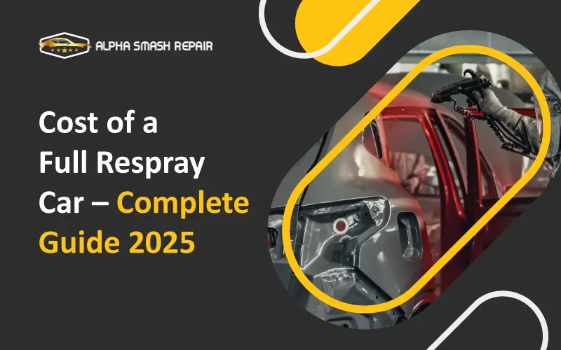 Cost of a Full Respray Car – Complete Guide 2025