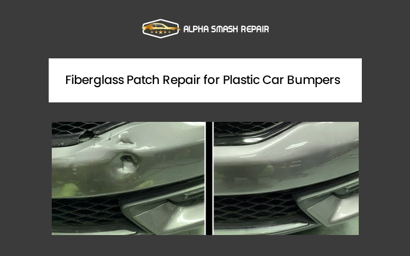 fiberglass patch repair for plastic car bumpers